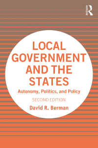 صورة الغلاف: Local Government and the States 2nd edition 9781138580916
