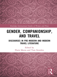 Imagen de portada: Gender, Companionship, and Travel 1st edition 9781138579927