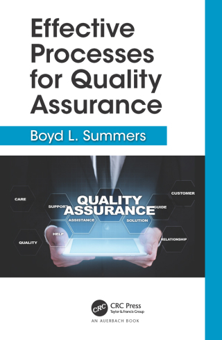 Imagen de portada: Effective Processes for Quality Assurance 1st edition 9780367172961