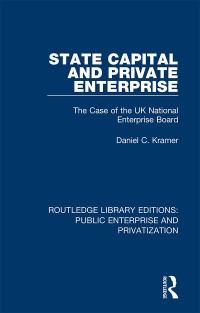 Imagen de portada: State Capital and Private Enterprise 1st edition 9780367173500