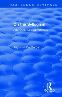 Titelbild: On the Syllogism 1st edition 9780367194901