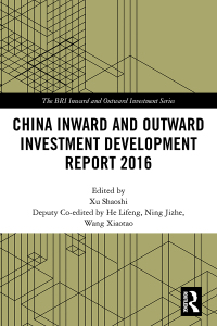 Imagen de portada: China Inward and Outward Investment Development Report 2016 1st edition 9780367192815