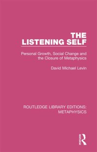 Omslagafbeelding: The Listening Self 1st edition 9780367193911