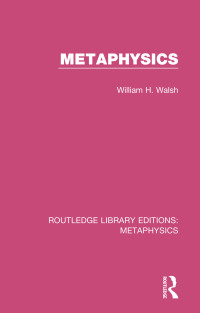 Imagen de portada: Metaphysics 1st edition 9780367193973