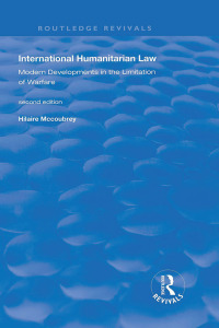 Cover image: International Humanitarian Law 1st edition 9780367194659