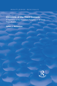 Imagen de portada: Chronicle of the Third Crusade 1st edition 9780367194765