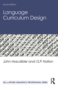 Cover image: Language Curriculum Design 2nd edition 9780367196462