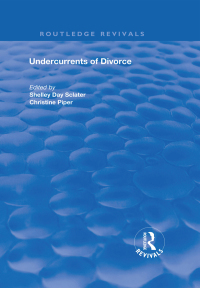 Omslagafbeelding: Undercurrents of Divorce 1st edition 9780367197117