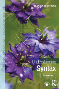 Cover image: Understanding Syntax 5th edition 9780367198404