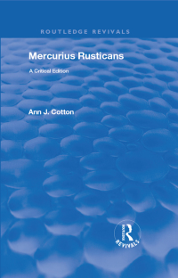 Cover image: Mercurius Rusticans 1st edition 9780367198657