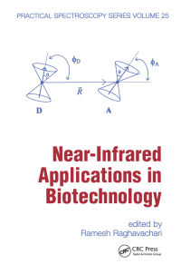 صورة الغلاف: Near-Infrared Applications in Biotechnology 1st edition 9780367848002