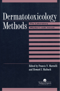 Cover image: Dermatotoxicology Methods 1st edition 9781560326724