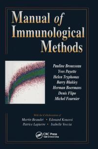 Imagen de portada: Manual of Immunological Methods 1st edition 9780849385582