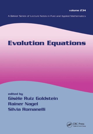 Cover image: Evolution Equations 1st edition 9780824709754