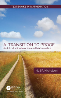 Imagen de portada: A Transition to Proof 1st edition 9781032475721