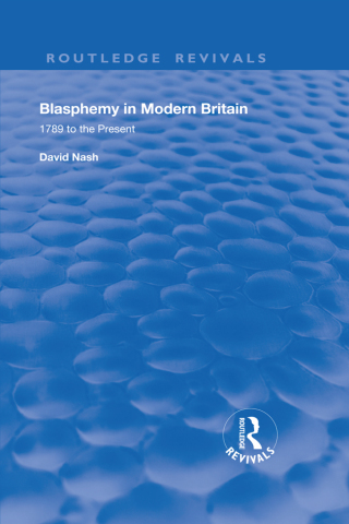 Imagen de portada: Blasphemy in Modern Britain 1st edition 9780367205010