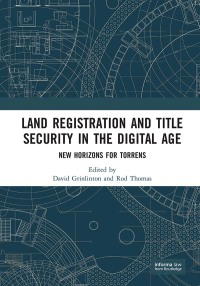 Imagen de portada: Land Registration and Title Security in the Digital Age 1st edition 9780367211776