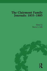 Immagine di copertina: The Clairmont Family Journals 1855-1885 1st edition 9780367205508