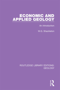 Cover image: Economic and Applied Geology 1st edition 9780367207373