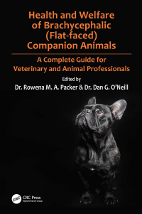 Cover image: Health and Welfare of Brachycephalic (Flat-faced) Companion Animals 1st edition 9781032159386