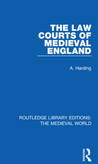 表紙画像: The Law Courts of Medieval England 1st edition 9780367208370