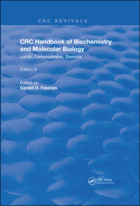 Imagen de portada: Handbook of Biochemistry and Molecular Biology 3rd edition 9780367209339