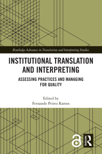Cover image: Institutional Translation and Interpreting 1st edition 9780367632663