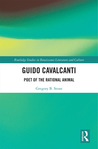 Cover image: Guido Cavalcanti 1st edition 9780367210717