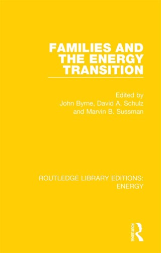 Cover image: Families and the Energy Transition 1st edition 9781032807508