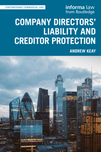 صورة الغلاف: Company Directors' Liability and Creditor Protection 1st edition 9780367210519