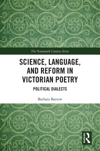 Imagen de portada: Science, Language, and Reform in Victorian Poetry 1st edition 9780367191856
