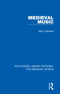 Cover image: Medieval Music 1st edition 9780367191672