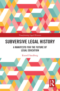 Cover image: Subversive Legal History 1st edition 9780367191290