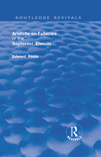 Cover image: Aristotle on Fallacies; or The Sophistici Elenchi 1st edition 9780367190569