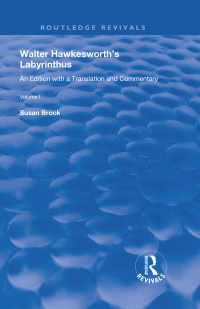 صورة الغلاف: Walter Hawkesworth's Labyrinthus 1st edition 9780367190378