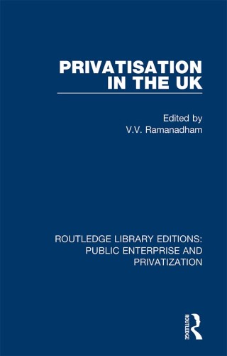 Cover image: Privatisation in the UK 1st edition 9780367190002