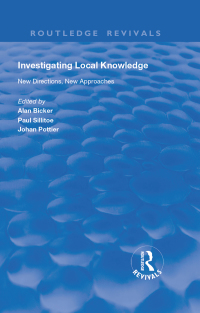 Cover image: Investigating Local Knowledge 1st edition 9780815389842