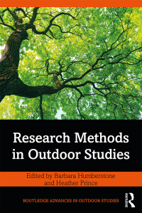 صورة الغلاف: Research Methods in Outdoor Studies 1st edition 9780367188702