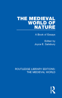 Cover image: The Medieval World of Nature 1st edition 9780367187927