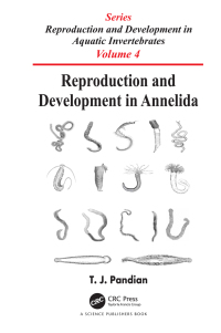 Cover image: Reproduction and Development in Annelida 1st edition 9780367780326