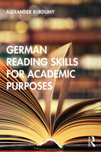 Cover image: German Reading Skills for Academic Purposes 1st edition 9780367186623