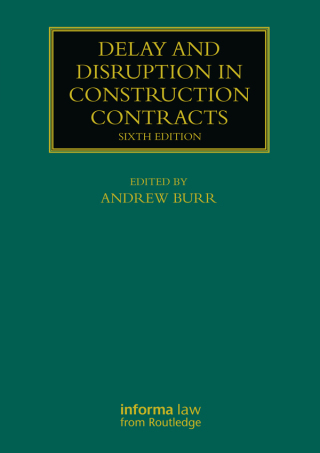 Imagen de portada: Delay and Disruption in Construction Contracts 6th edition 9780367184117