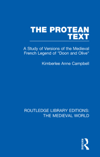 Cover image: The Protean Text 1st edition 9780367184070