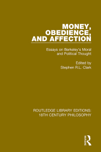 Titelbild: Money, Obedience, and Affection 1st edition 9780367183820