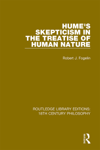 Imagen de portada: Hume's Skepticism in the Treatise of Human Nature 1st edition 9780367183714