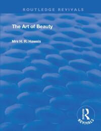 Cover image: The Art of Beauty 1st edition 9780367183134