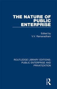 Cover image: The Nature of Public Enterprise 1st edition 9780367182106