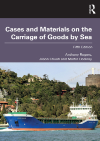 صورة الغلاف: Cases and Materials on the Carriage of Goods by Sea 5th edition 9780367181444