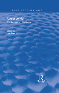 Cover image: Adulescentia 1st edition 9780367180317