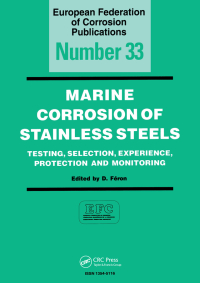 Imagen de portada: Marine Corrosion of Stainless Steels 1st edition 9781861251510